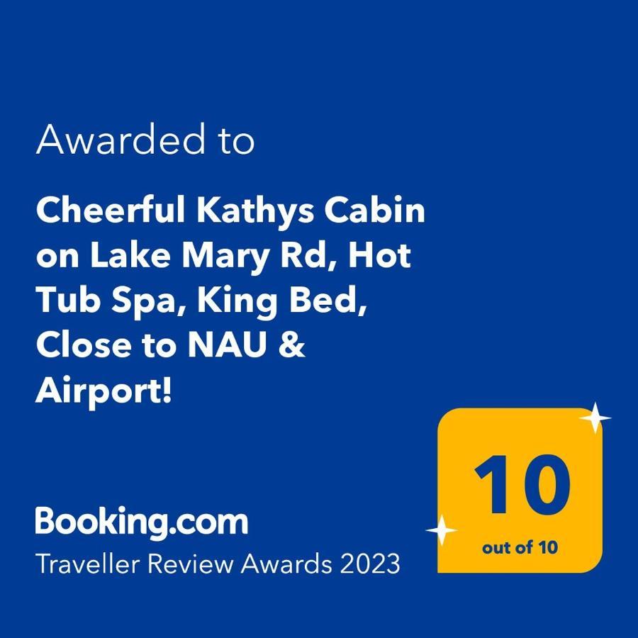 Kathys Cabin, King Bed, Hot Tub, Near-Nau & Downtown Attractions, Perfect Year-Round Mountain Getaway フラッグスタッフ エクステリア 写真
